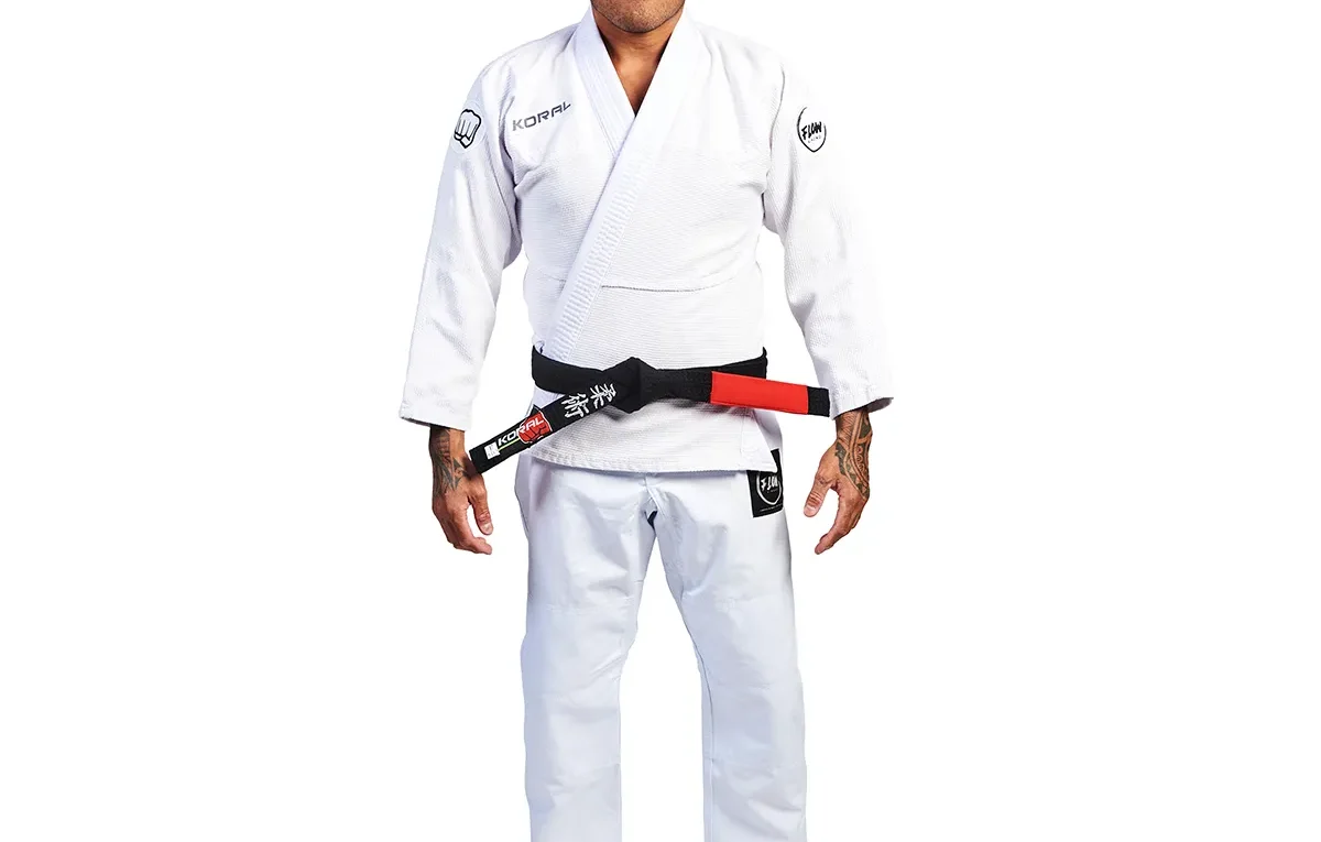 Kimono Jiu-Jitsu Branco Flow Koral
